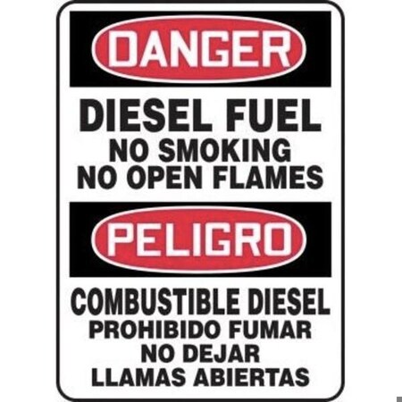 Accuform BILINGUAL OSHA DANGER SAFETY SIGN SBMCHL231XL SBMCHL231XL